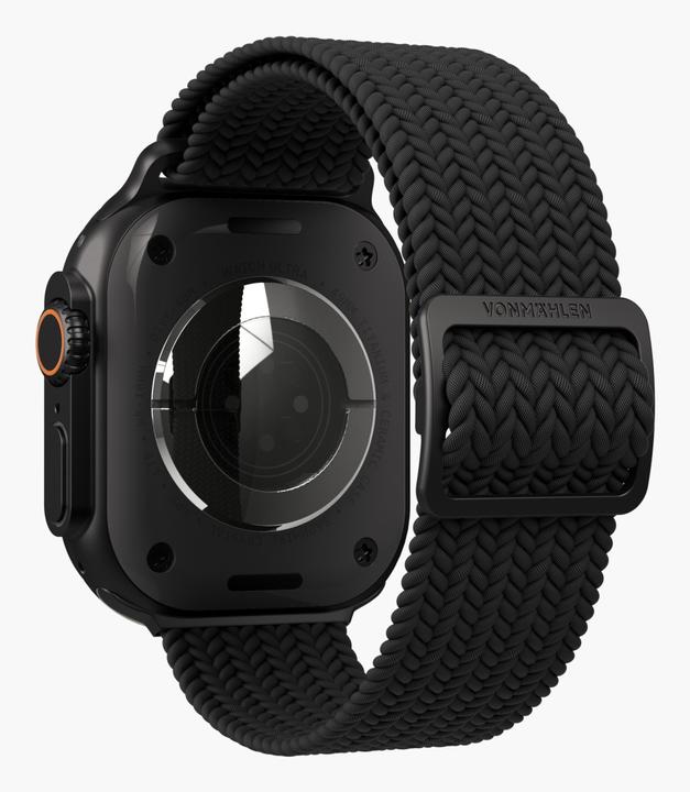Actual product image Vonmählen Woven Loop 38 | 40 | 41mm One Size - All Black (Nylon)