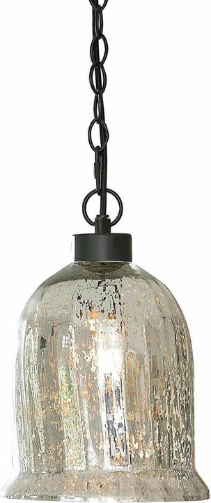 Immagine prodotto Loberon Lampada a sospensione Yvron argento antico/nero (E27)