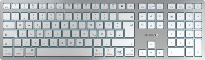 Actual product image CHERRY KW 9100 Slim for Mac + McAfee 1Y 3 User (DE, Wireless)