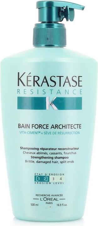 Produktbild Kérastase Résistance Bain Force Architecte (500 ml, Flüssiges Shampoo)