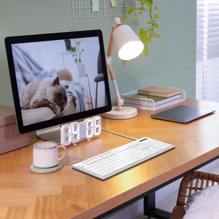 Actual product image Hama USB keyboard CK-200 wired 8 media keys White QWERTZ DE (00173053) (DE, Cable)