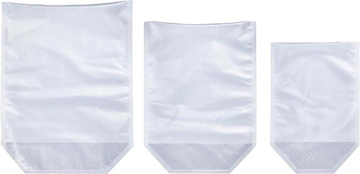 Caso Stand-up Vacuum bags, 12 pcs 20x30 cm, 8 pcs 25x35 cm, 5 pcs 30x40 cm (25 x)