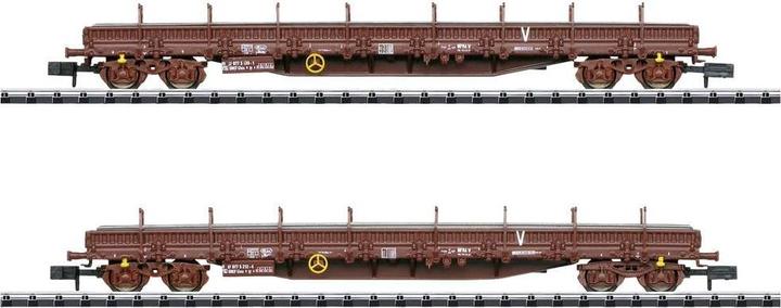 Productafbeelding MiniTrix 18290 N Set platte wagons SNCF (Spoor VI)