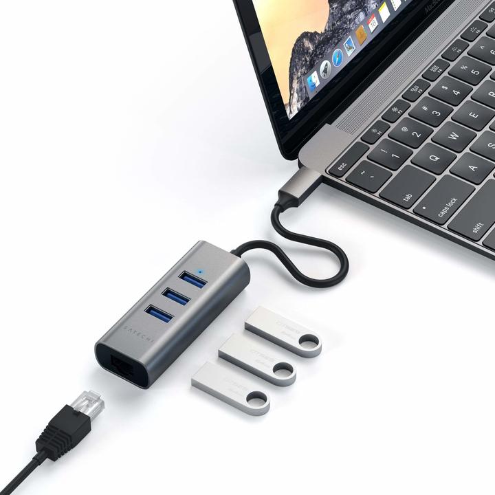 Satechi ST-TC2N1USB31AM (USB-C, 1000 Ports)