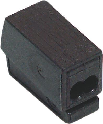 Immagine prodotto Wago 224 Connettore per apparecchi, spina, 24A, nero, 0,5 2,5 mm²