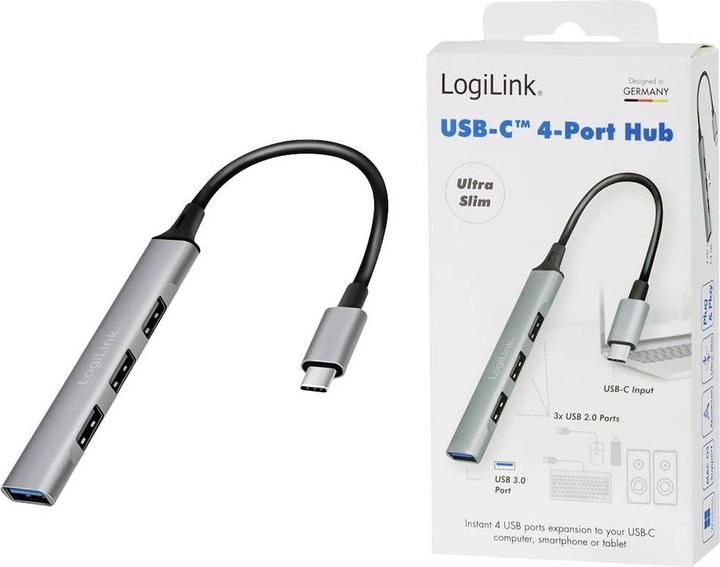 Produktbild LogiLink UA0392 (USB-C, 4 Ports)