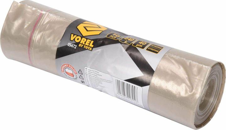 Actual product image MGA Vorel waste bags 10 240 litres, professional work bags, ideal for construction residues such as (10 x, 240 l)