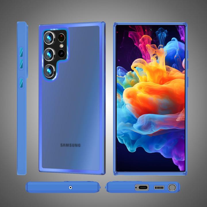 Produktbild Nalia Semi-Transparente Hybrid Hülle mit Schutzrahmen (Samsung Galaxy S24 Ultra)
