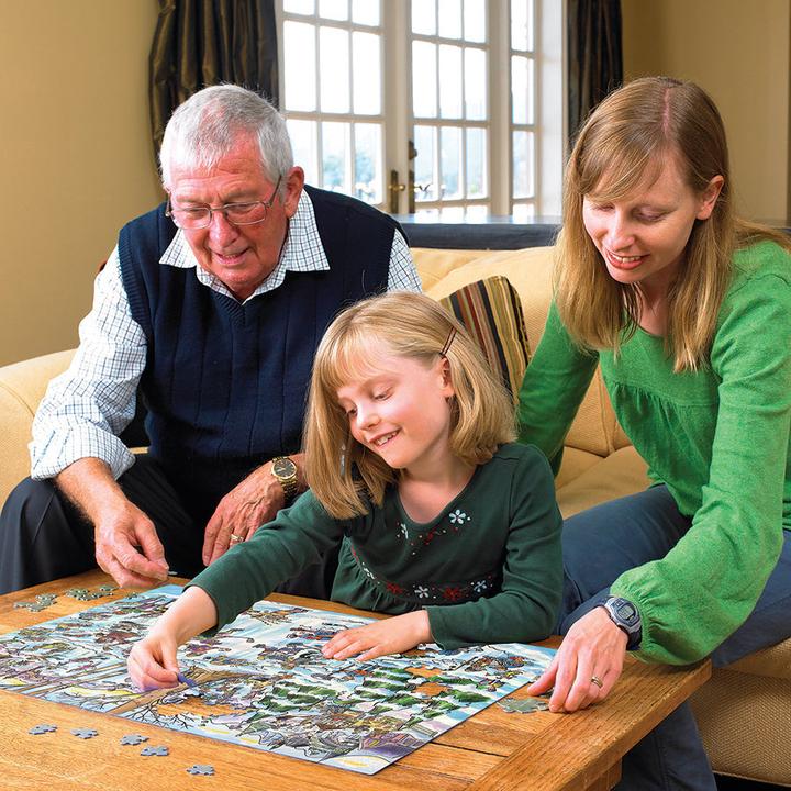 Actual product image Cobble Hill Crazy ice hockey 350 pieces (350 pieces)