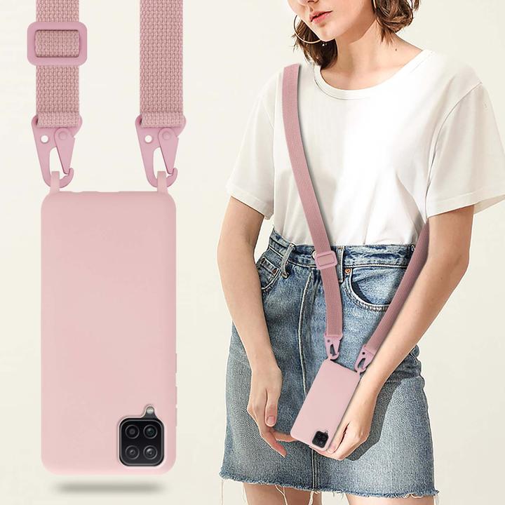 Produktbild Cadorabo TPU Cover Handy Kette Liquid (Samsung Galaxy A12, Samsung Galaxy M12)