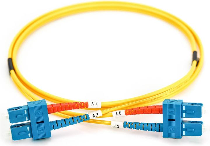 Produktbild Digitus LWL Patchkabel SC zu SC OS2 Singlemode 09/125 m Duplex, Länge 1m (CAT6, 1 m)