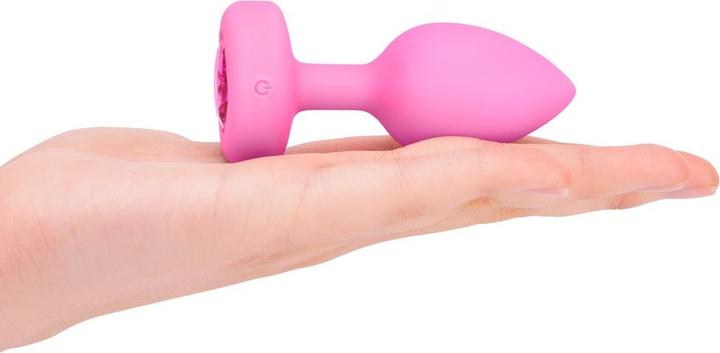 Produktbild Earthly Body B-Vibe - Vibrating Heart Plug S/M Pink