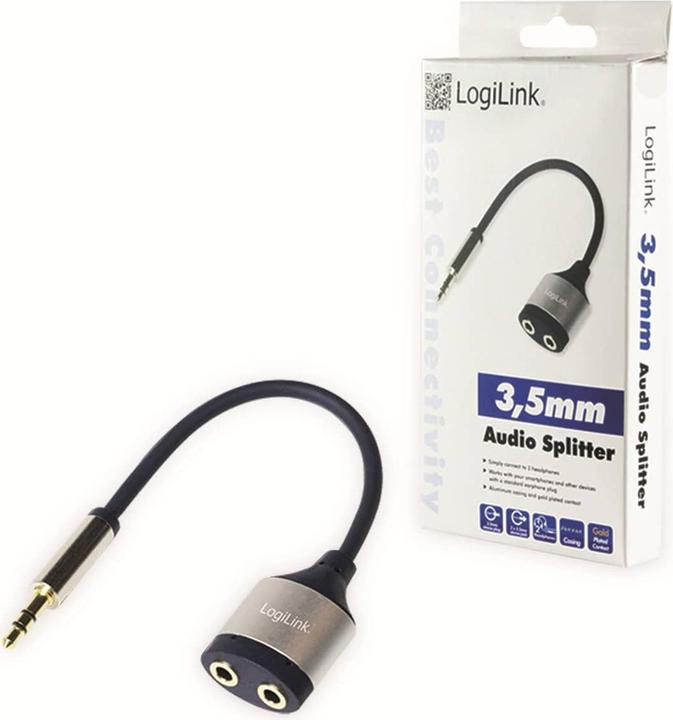 Immagine prodotto LogiLink Splitter audio (Adattatore jack)
