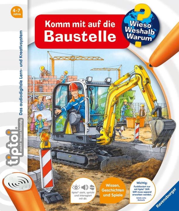 tiptoi Wieso? Weshalb? Warum? Komm mit auf die Baustelle (Allemand, Susanne Gernhäuser, Peter Nieländer, 2014)