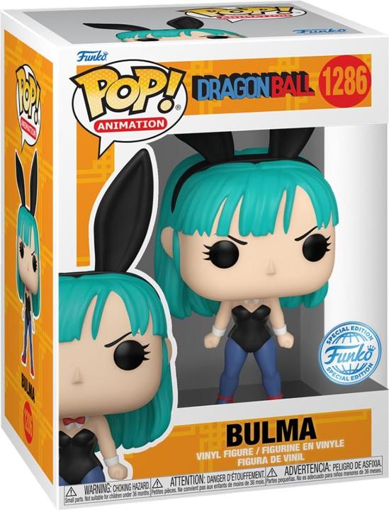 Actual product image Funko Dragon Ball POP! animation vinyl figurine Bulma(Bunny) 9 cm