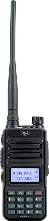 Actual product image PNI Portable VHF/UHF dual-band radio P15UV, 144-146 MHz/430-440 MHz, 999 channels, with 1500 mAh