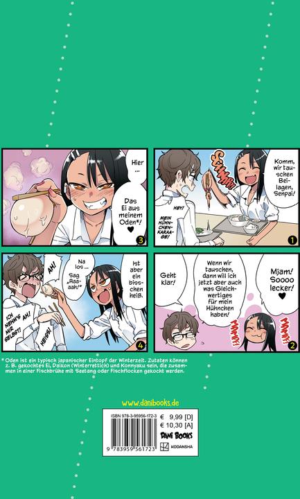 Image du produit Neck mich nicht, Nagatoro-san - Band 02 (Allemand, Jano Rohleder, Riko Miyamoto, Nanashi, 2022)