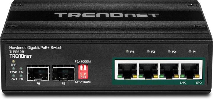 Immagine prodotto Trendnet Interruttore industriale 4 porte Gbit Unman. L2 PoE+ (6 Porti)