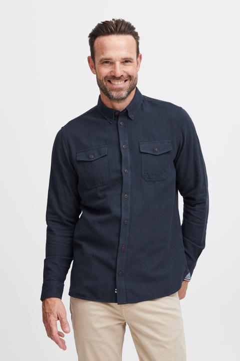 Actual product image FQ1924 FQSteven brushed twill LS shirt - Shirt - 21900516 (XXL)