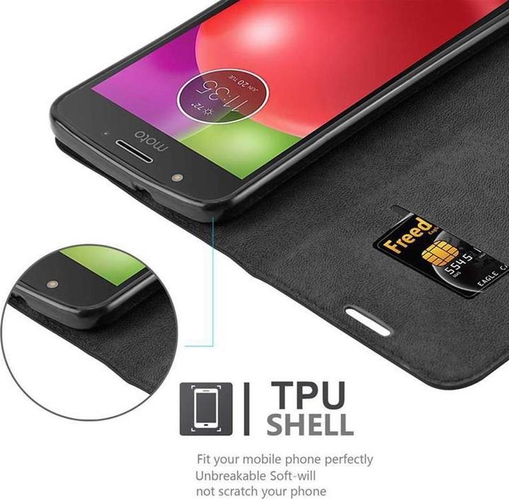 Produktbild Cadorabo Book Invisible Magnet Cover (Motorola Moto E4 Plus)