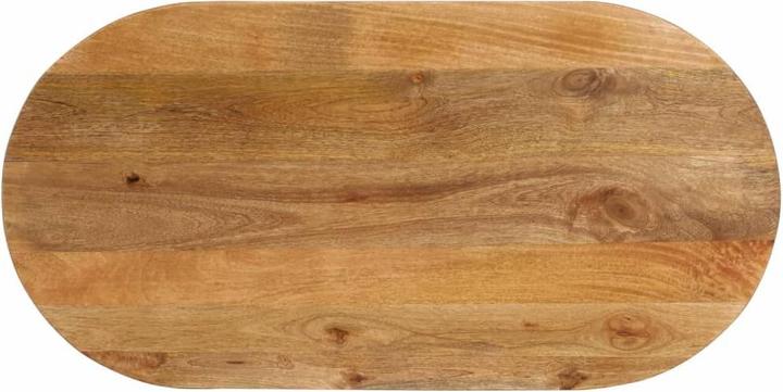 Immagine prodotto VidaXL Piano del tavolo in legno Piano in legno massiccio 120x60x3,8cm ovale in legno di mango