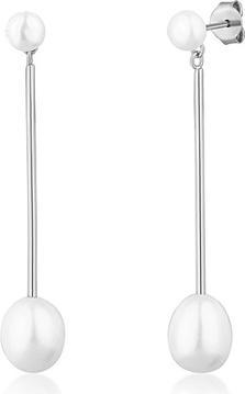 Image du produit JVD - Fashion silver dangle earrings with river pearls SVLE1584XD2P100