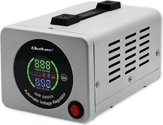 Qoltec 50723 Automatyczny stabilizator napięcia AVR 1000VA (1000 VA, 800 W)