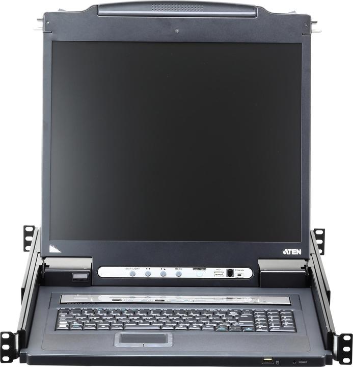 Immagine prodotto Aten CL5708IM Switch KVM over IP UK a 8 porte 17"-LCD (PS/2-USB VGA) layout UK