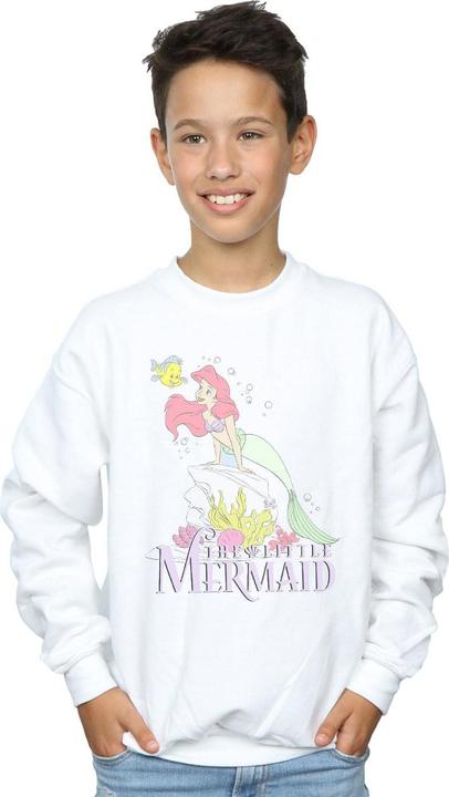 Actual product image Disney Boys The Little Mermaid Faded Nostalgia Sweatshirt (152, 158)