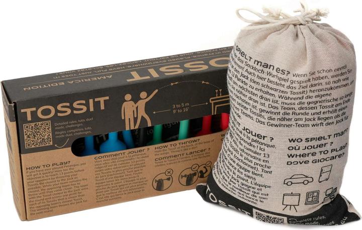 Image du produit Tossit FAMILY PACK rouge / turquoise / rose / bleu clair (Français, Allemand, Italien)