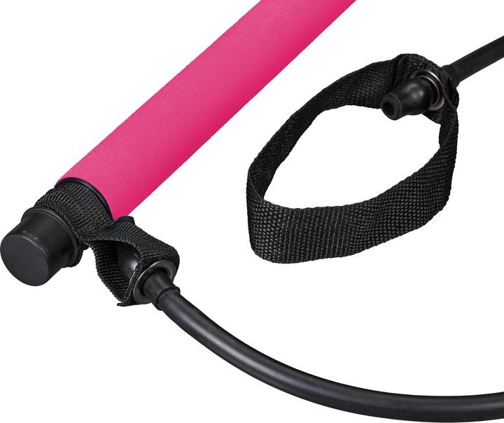 Productafbeelding Relaxdays Bâton de Pilates + bandes de résistance (0.97 m)