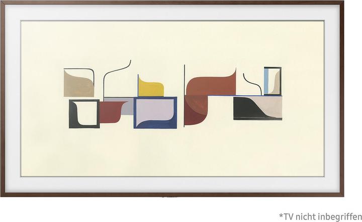 Image du produit Samsung Cadre pour TV The Frame 65", noyer (bois foncé), aluminium et bois (Divers)