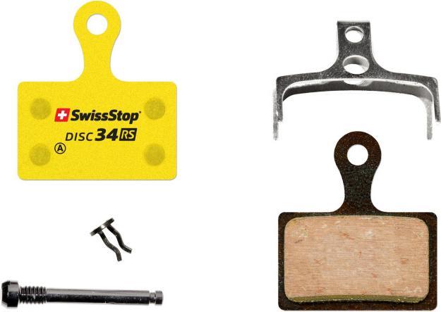 Actual product image swissstop Disc 34 RS (TRP, Rever, Shimano, Tektro, Organic (Resin))