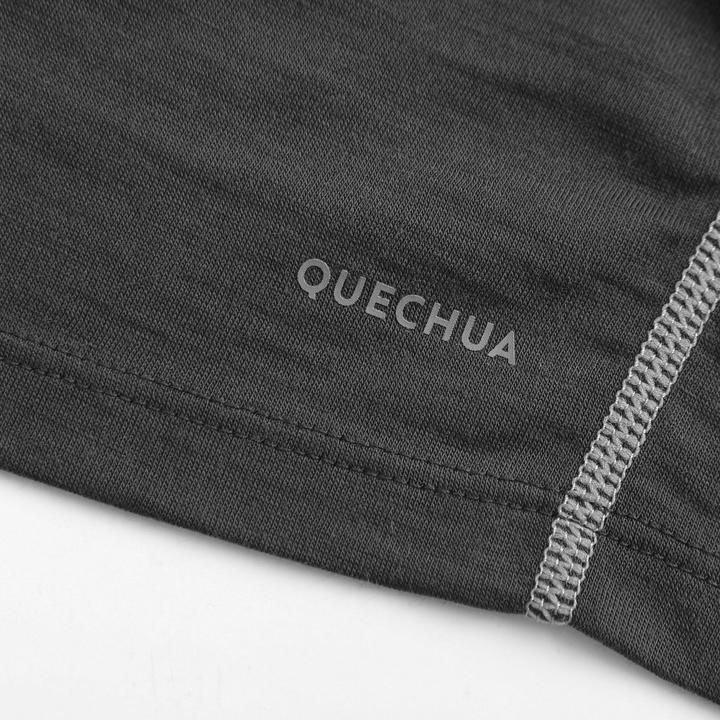 Actual product image Quechua Wander-T-Shirt Kinder Merino - MH900 grau (14, 15, 16)