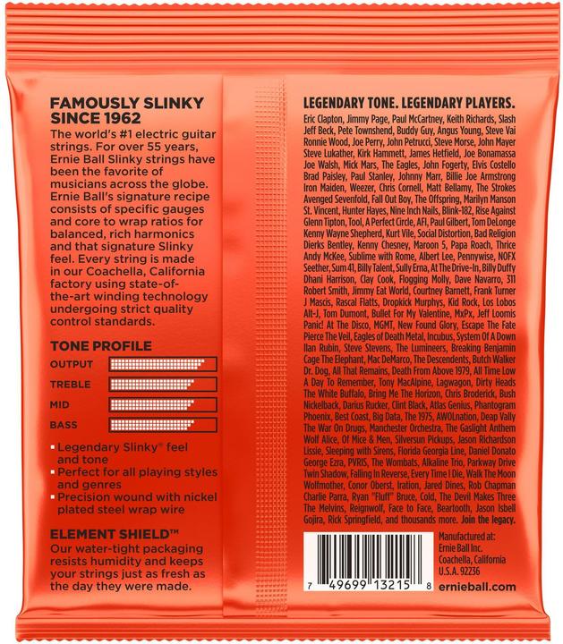 Produktbild Ernie Ball Gitarrensaiten 3215 Skinny Top Heavy BS – 10-52 (6 x, E-Gitarre, 0.05")