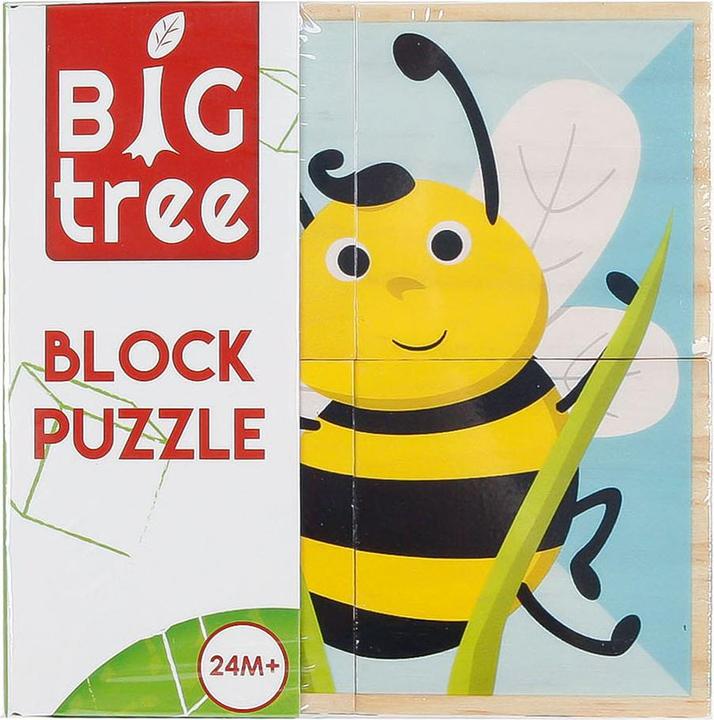 Image du produit Puzzle de construction en bois Animaux FSC, 4 pièces