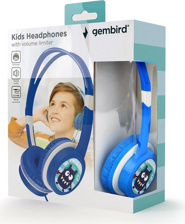 Immagine prodotto Gembird Cuffie per bambini Controllo Volume Blu