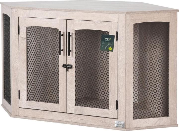 Actual product image Quapas! Dog Premium Hundehütte Indoor Corner (129x68x73) (Dog kennel)