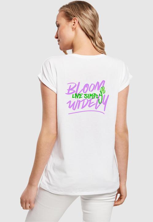 Produktbild Merchcode Ladies Never Too Late Extended Shoulder Tee - 111665 (XS)
