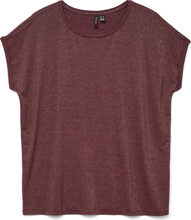 Vero Moda Vmlava Glitter Ss Top Stripe Ga Jrs Noos