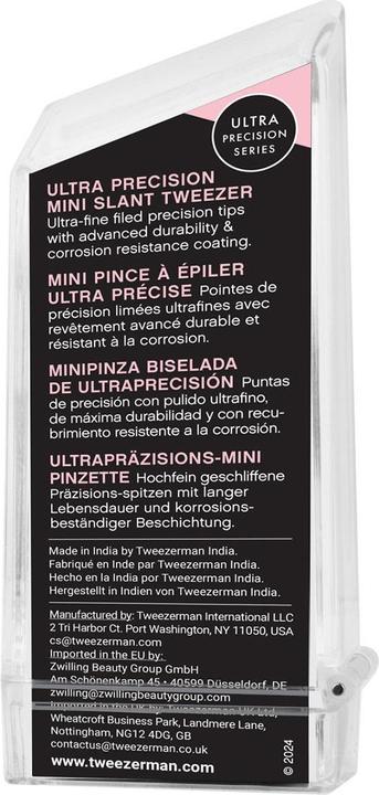 Actual product image Tweezerman Mini Slant Tweezer Gold