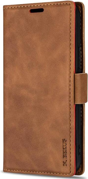 Actual product image N.Bekus iPhone 14 Pro Max - Flip Case Cover brown (Apple iPhone 14 Pro Max)