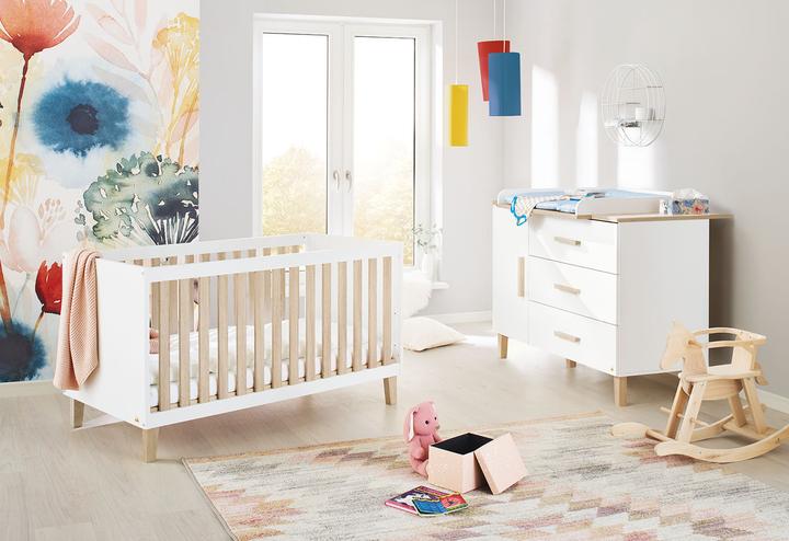 Produktbild Pinolino Kinderzimmer-Set 'Lumi' extrabreit, 2-tlg. (Kinderkleiderschrank)