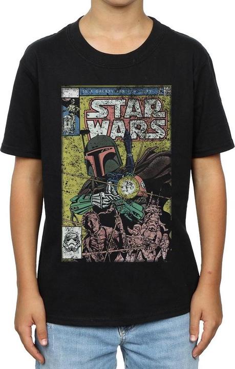 Immagine prodotto Star Wars Boba Fett Comic Maglietta Ragazzi (140, 146)