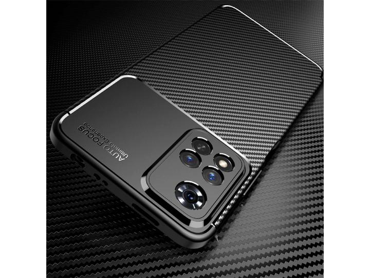 Produktbild Screenguard Xiaomi Redmi Note 11S Hülle Carbon Design TPU Case (Xiaomi Redmi Note 11S)