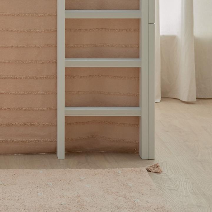 Produktbild Lifetime Kidsrooms Halbhohes Bett KOMBO mit kleinen Schrank Breeze, Deluxe Lattenrost