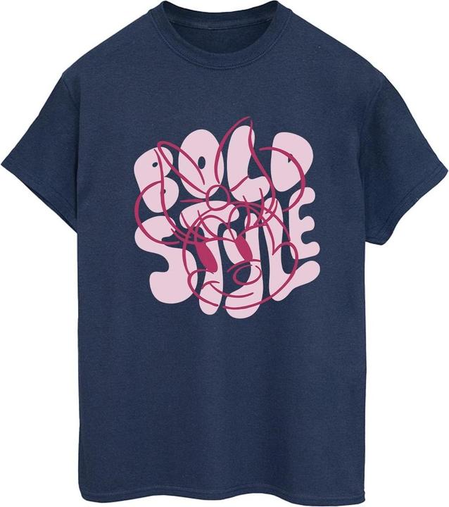 Actual product image Disney Womens/Ladies Minnie Mouse Bold Style Cotton Boyfriend T-Shirt (XL)