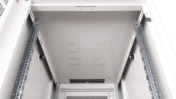 Actual product image Roline 19-inch server cabinet Basic 26 U (26 RU, 19 inch rack)
