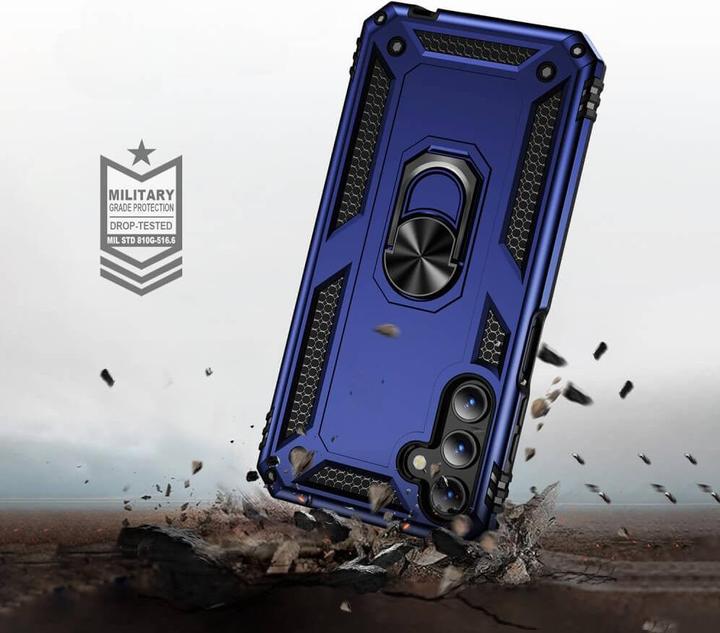 Immagine prodotto Cover-Discount Galaxy A15 - Custodia Armor con kickstand blu (Samsung Galaxy A15)
