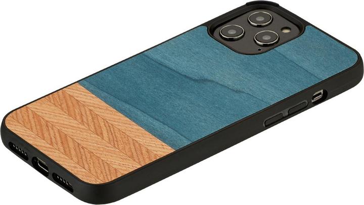 Produktbild Man.Wand &WOOD case for iPhone 12 Pro Max denim juodas (Apple iPhone 12 Pro Max)